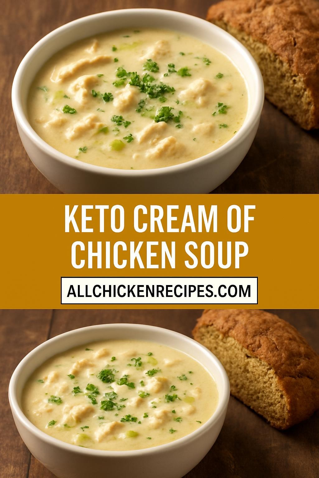 Keto Cream Of Chicken Soup