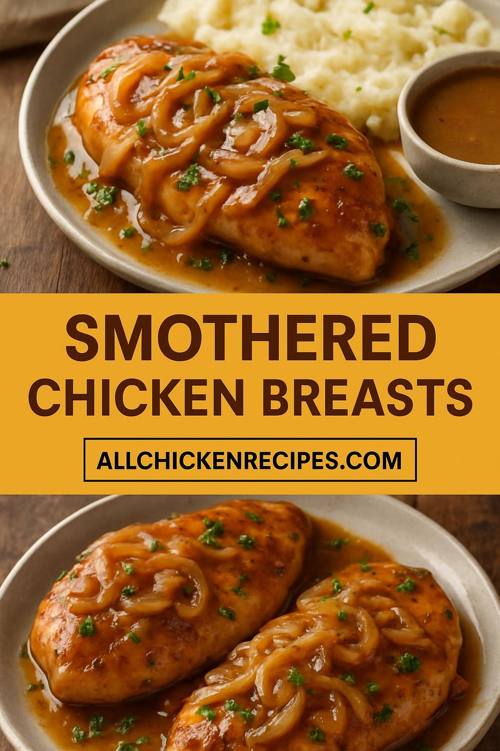 Smothered Chicken Breasts