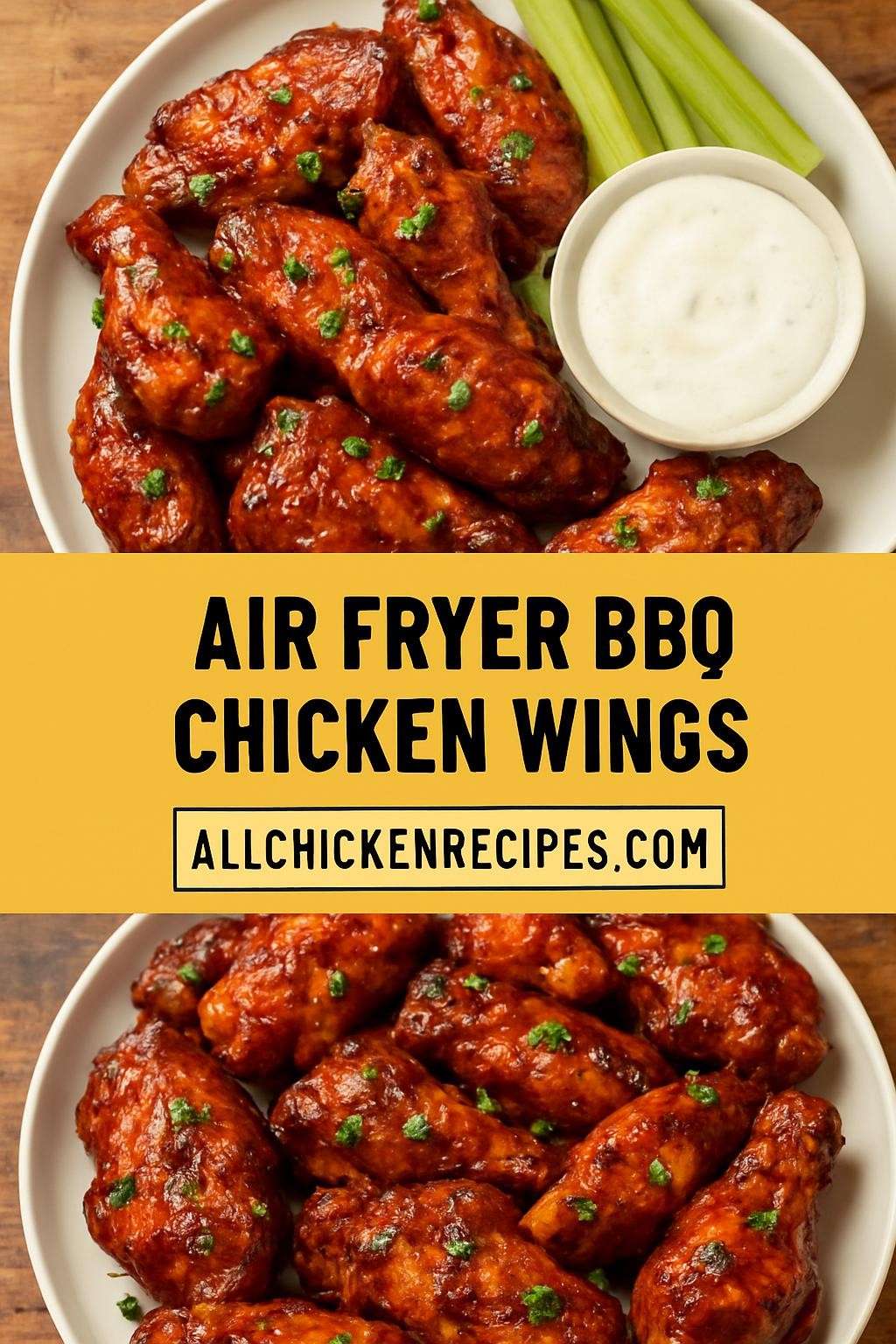 air fryer bbq chicken wings