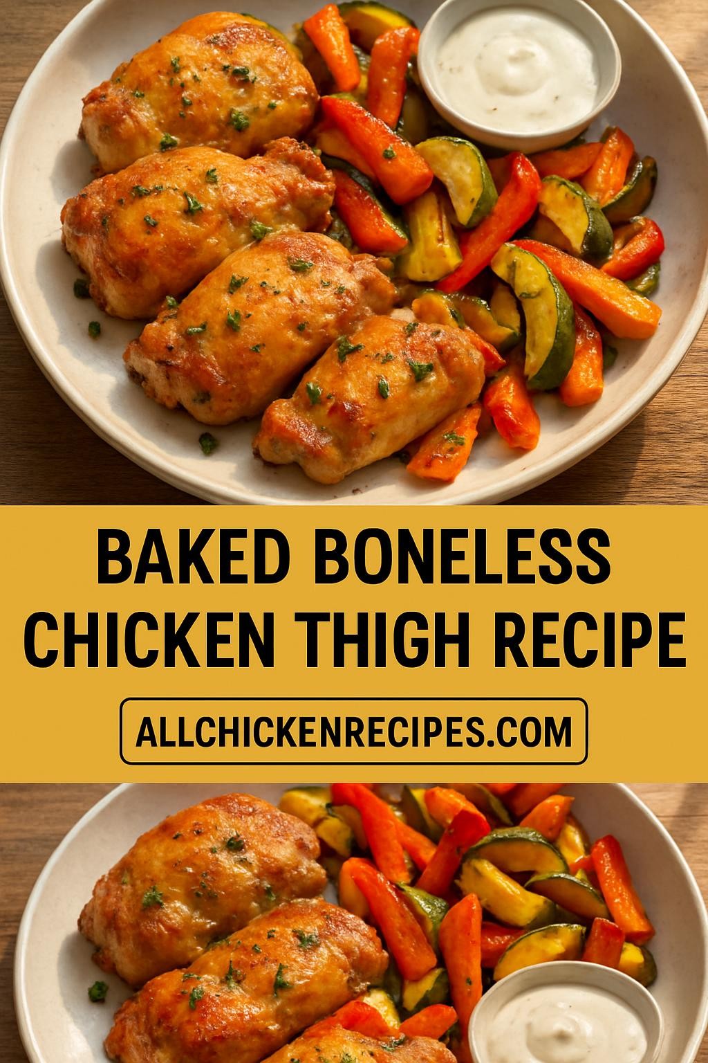 baked boneless chicken thigh recipe
