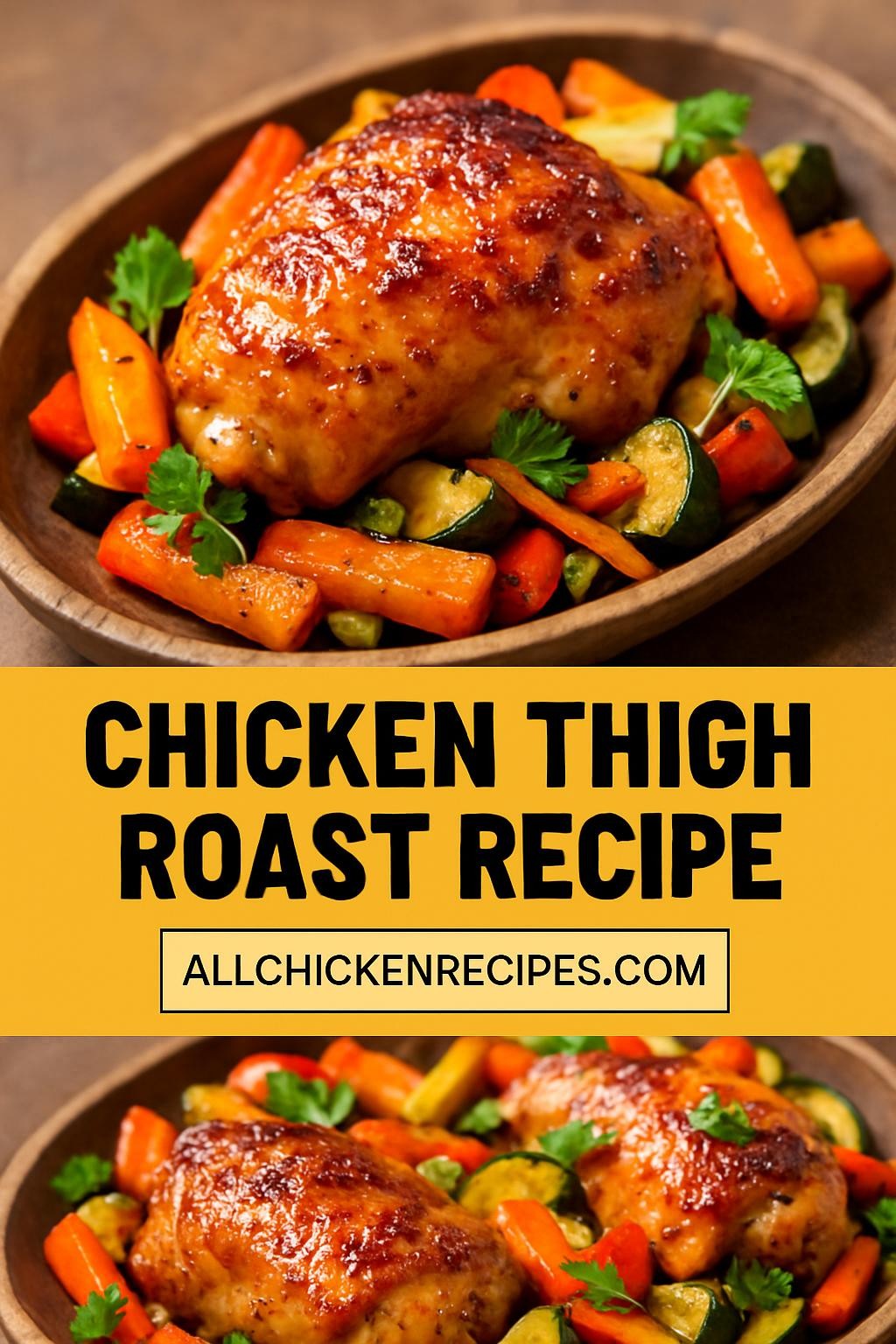 chicken thigh roast recipe