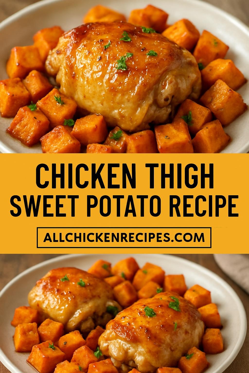 chicken thigh sweet potato recipe