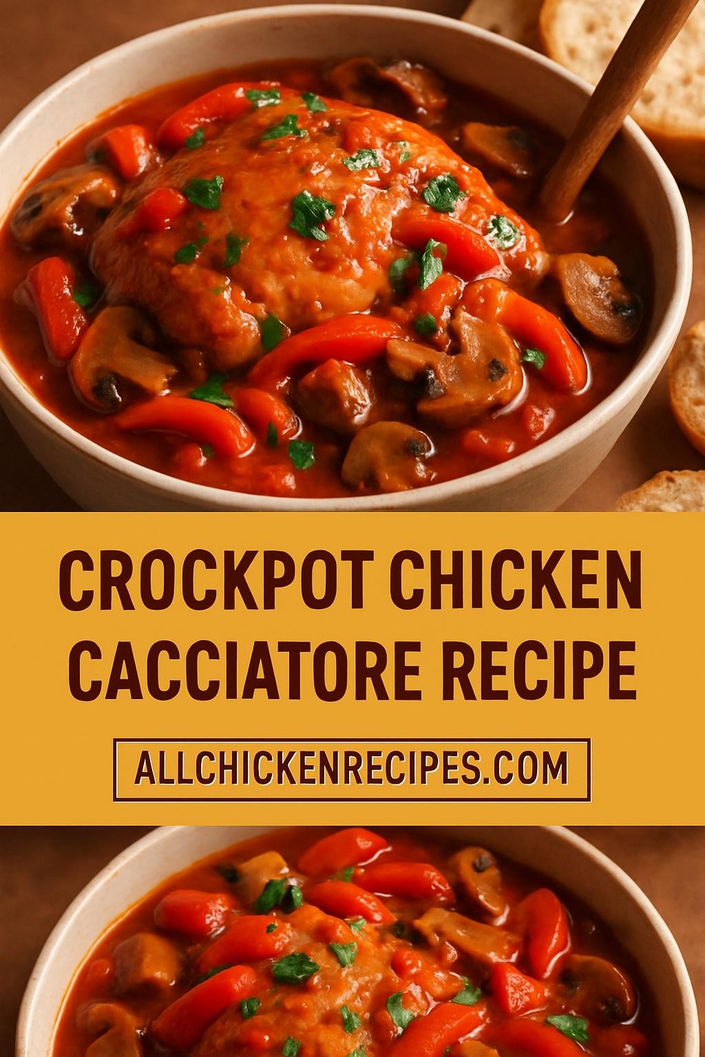 crockpot chicken cacciatore recipe