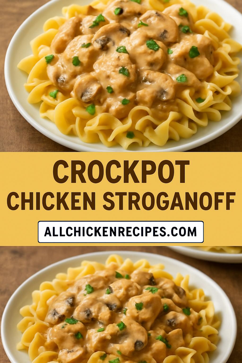 crockpot chicken stroganoff