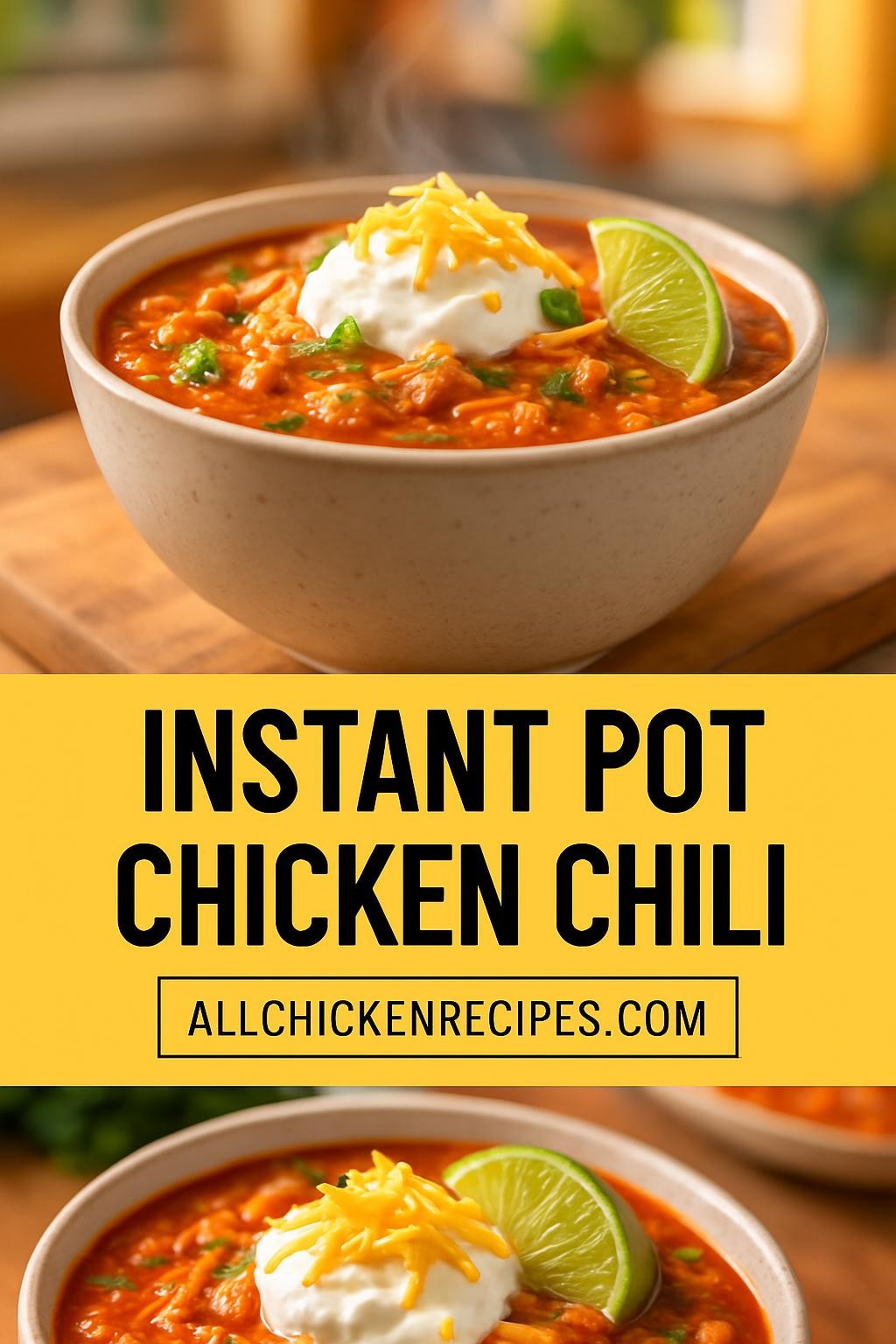 instant pot chicken chili