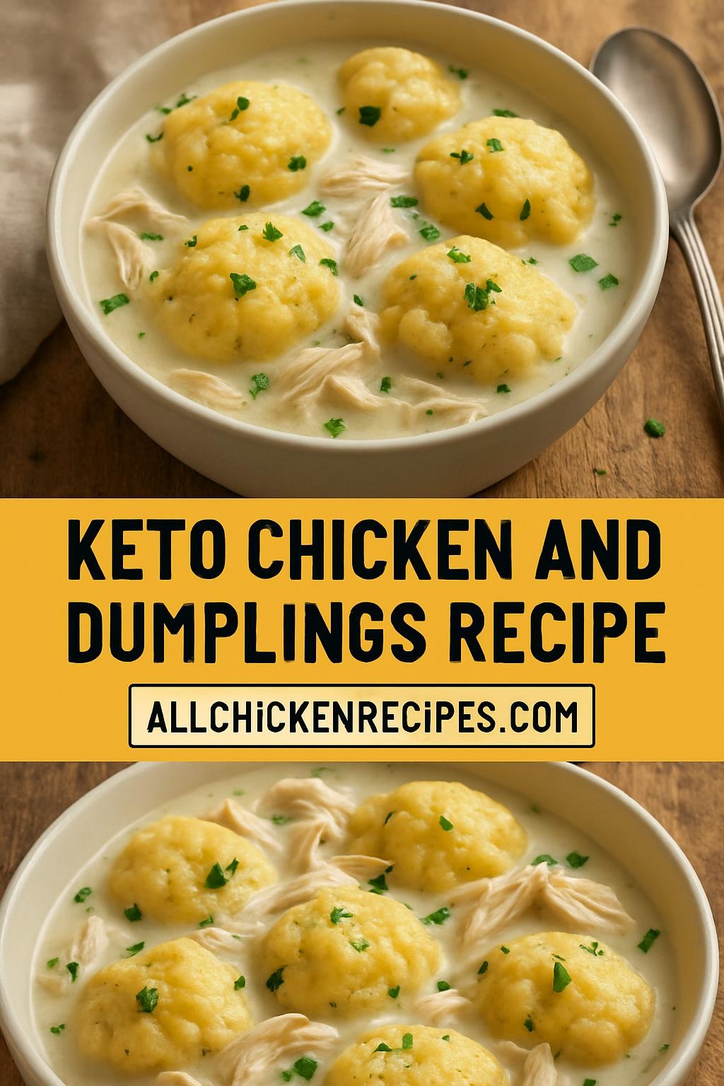keto chicken and dumplings recipe