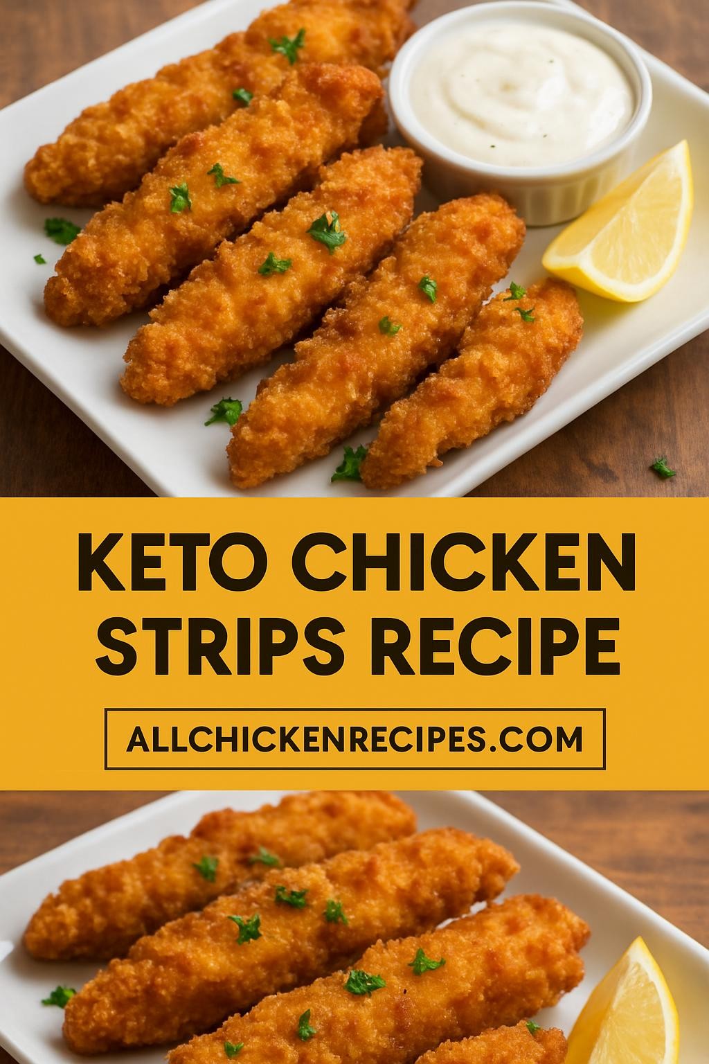 keto chicken strips recipe