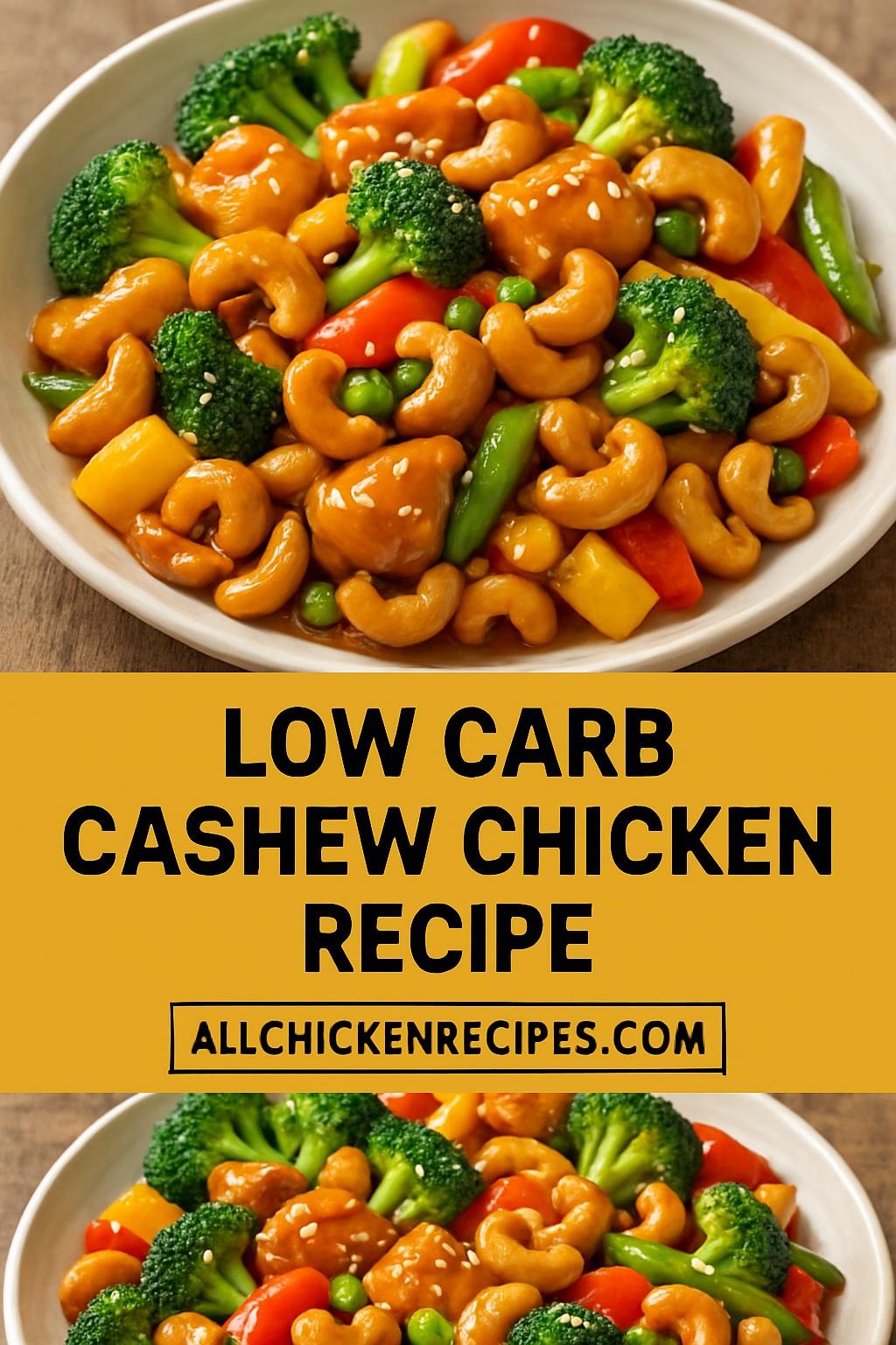 low carb cashew chicken recipe