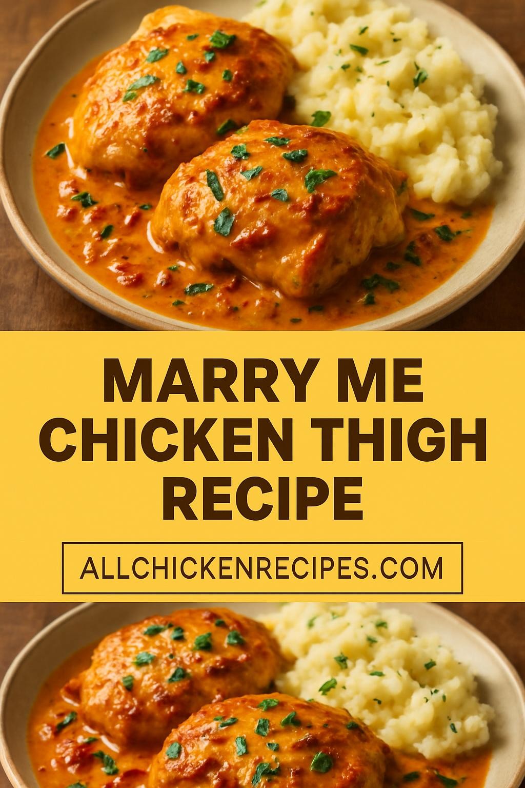 marry me chicken thigh recipe