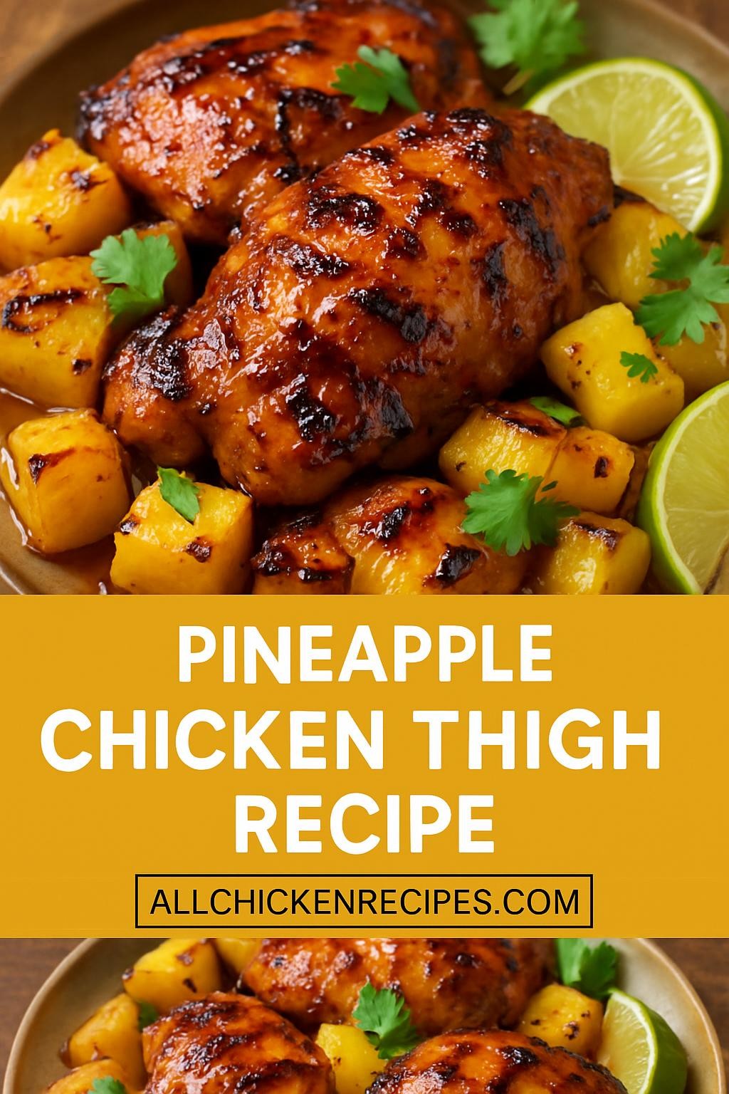 pineapple chicken thigh recipe
