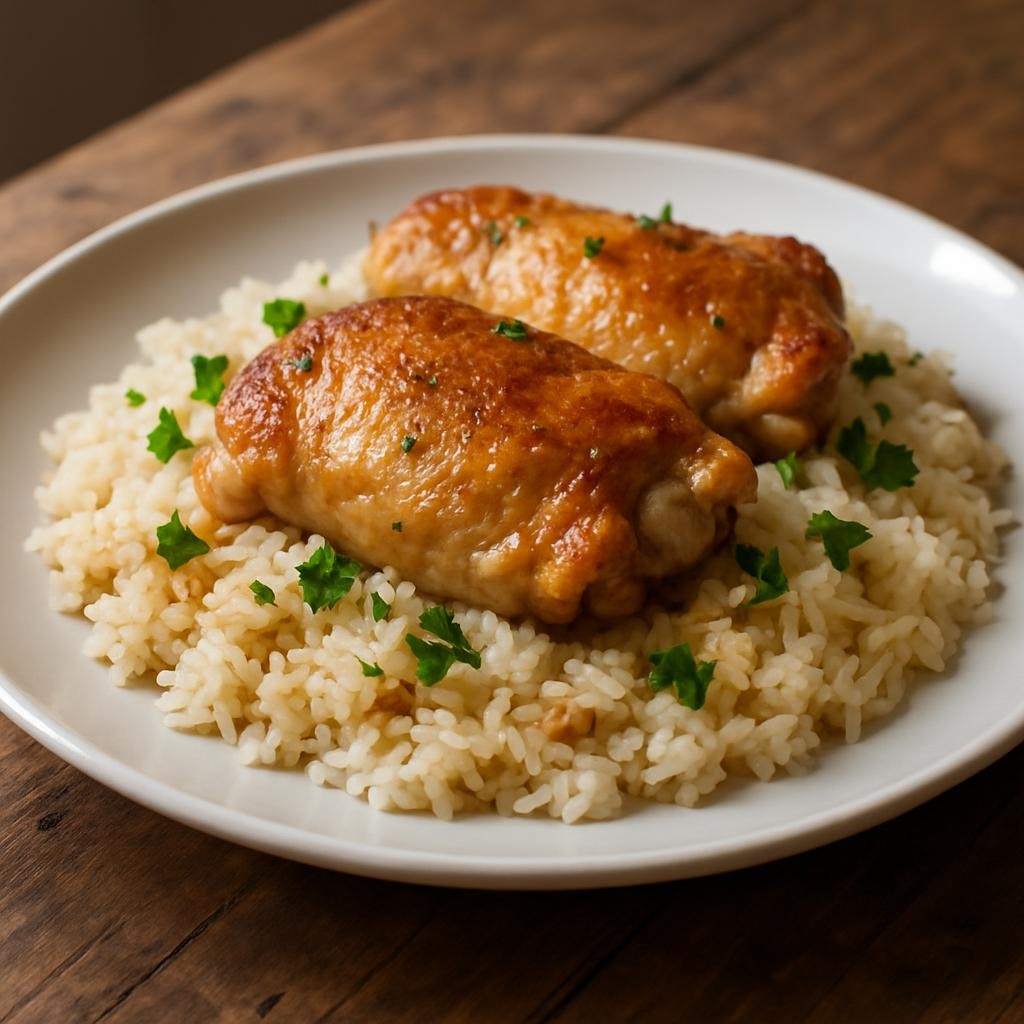 chicken-thigh-and-rice-recipe