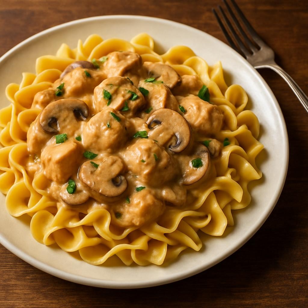 crockpot chicken stroganoff