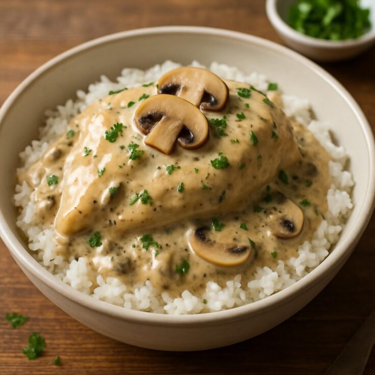 crockpot-cream-of-mushroom-chicken-recipe