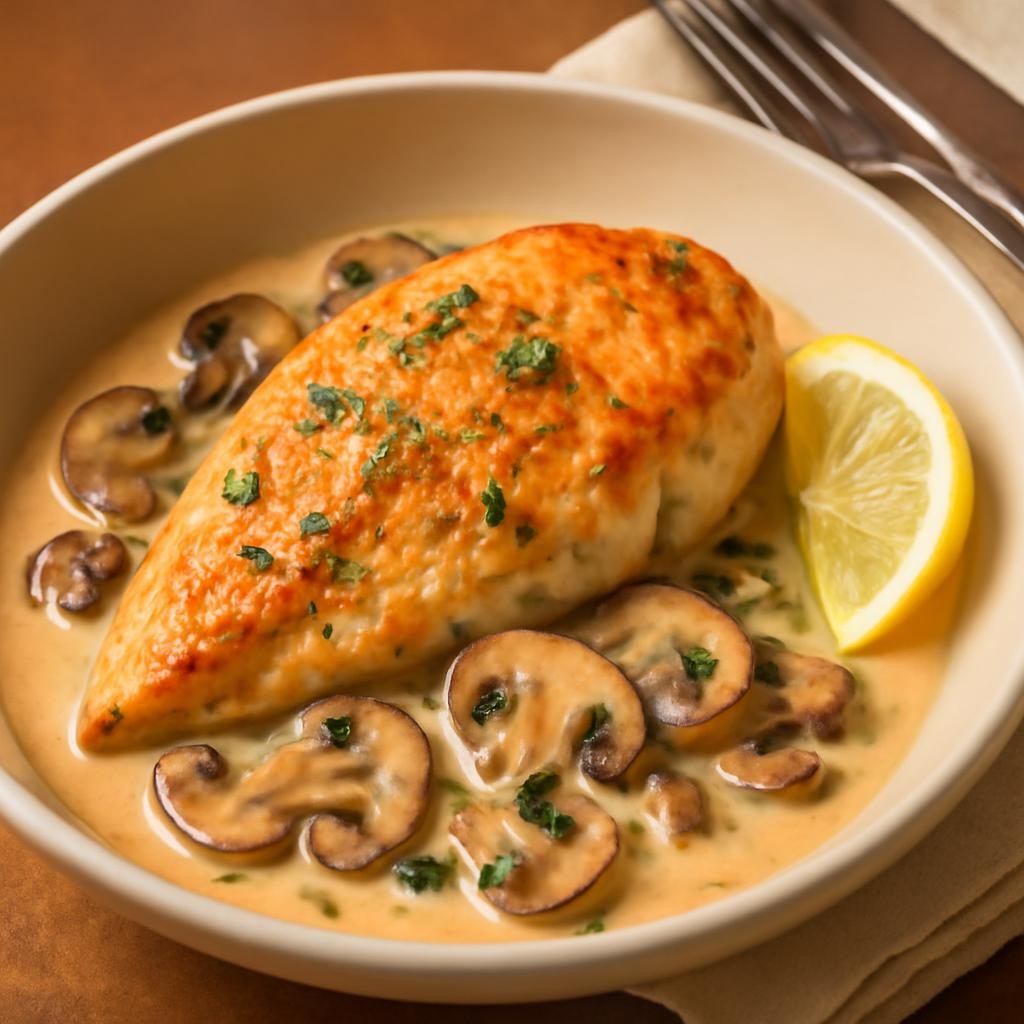 Creamy Keto Chicken Marsala