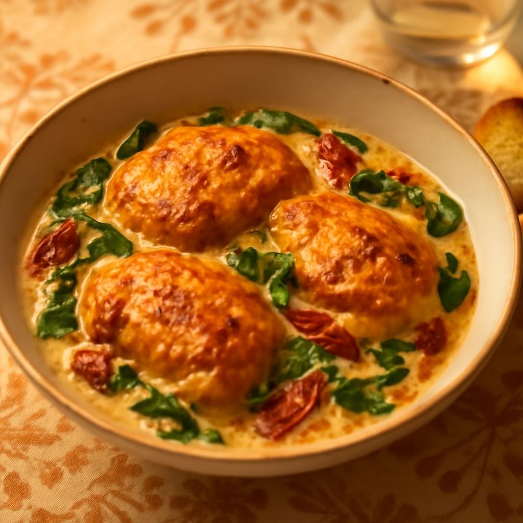 Creamy Tuscan Chicken Thighs