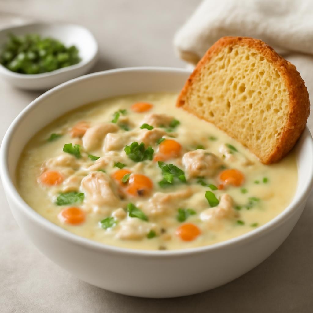 Keto Cream Of Chicken Soup
