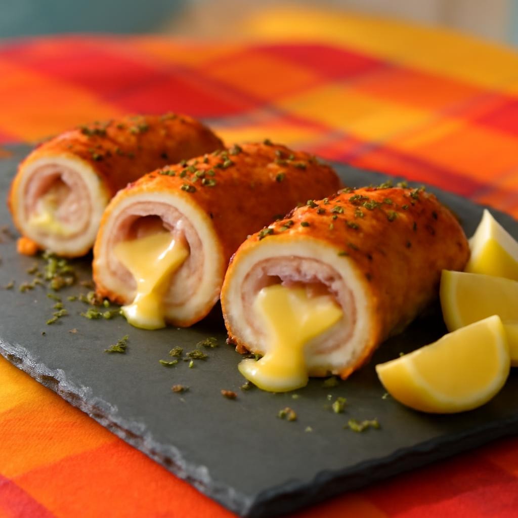 air fryer chicken cordon bleu