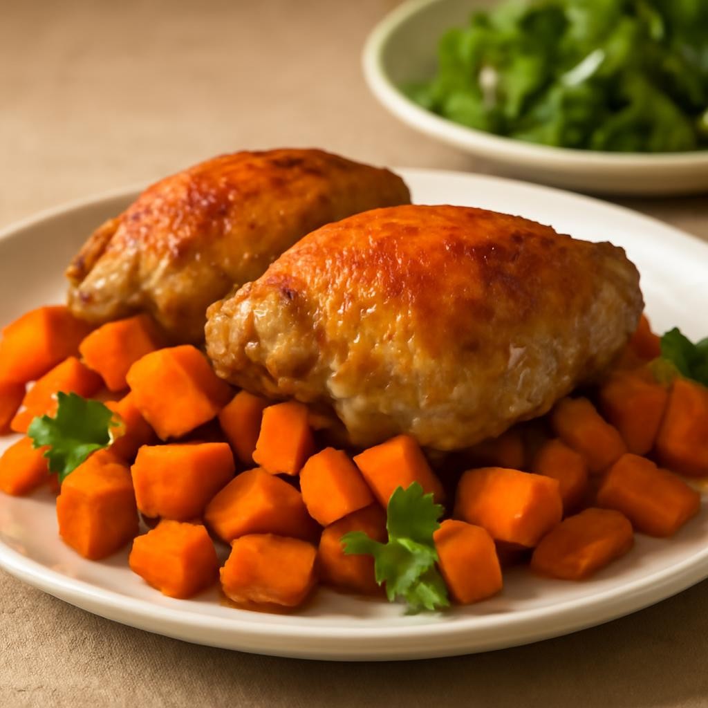 chicken thigh sweet potato recipe