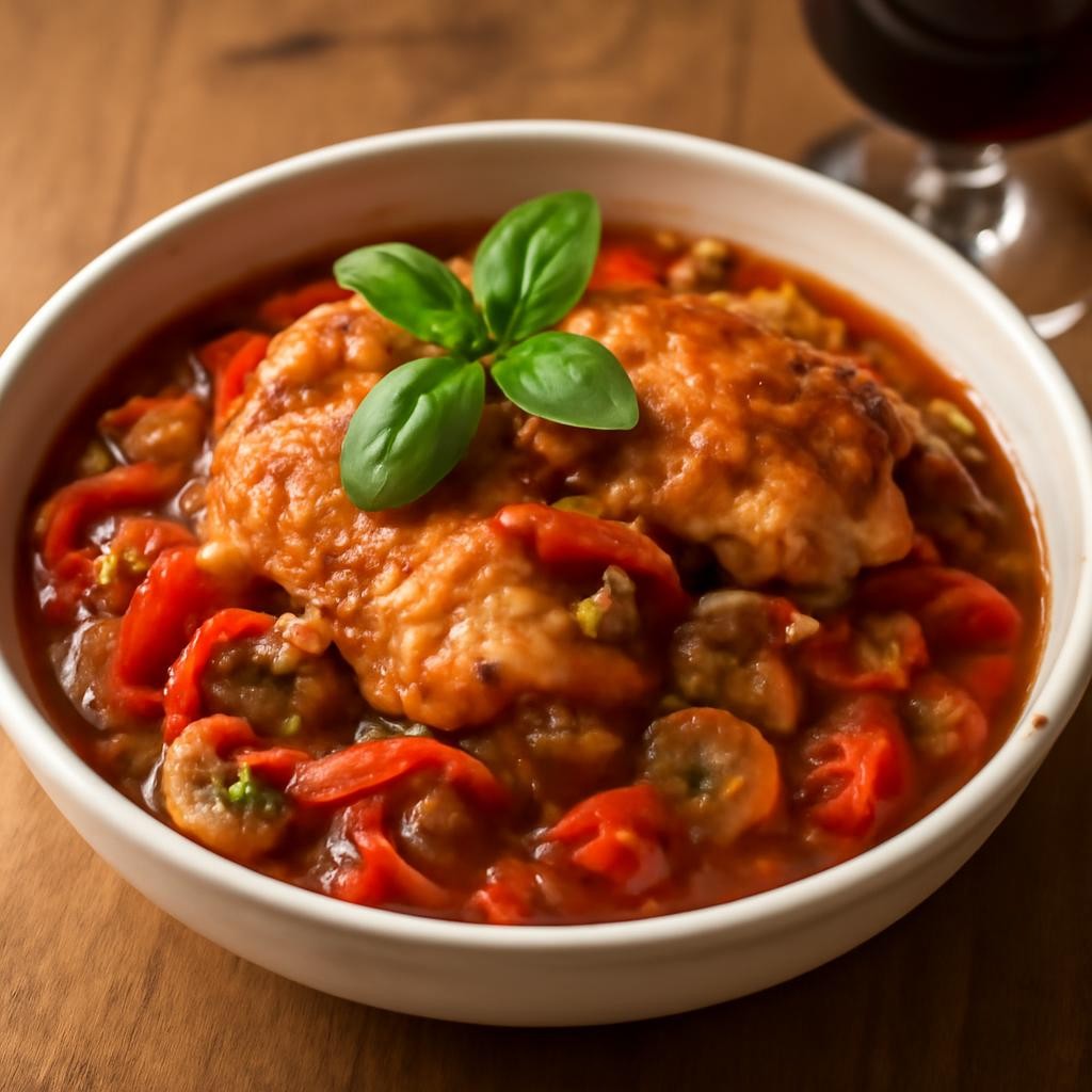 crockpot chicken cacciatore recipe