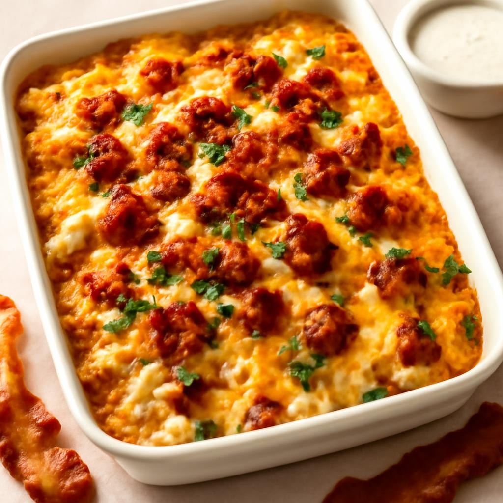 low carb chicken bacon ranch casserole recipe