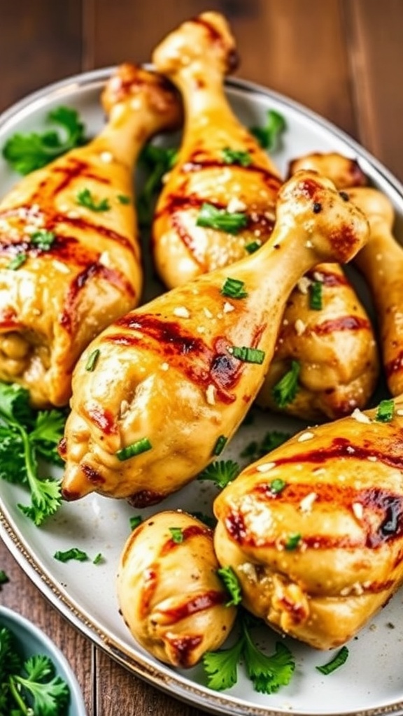 Garlic Parmesan Chicken Drumsticks