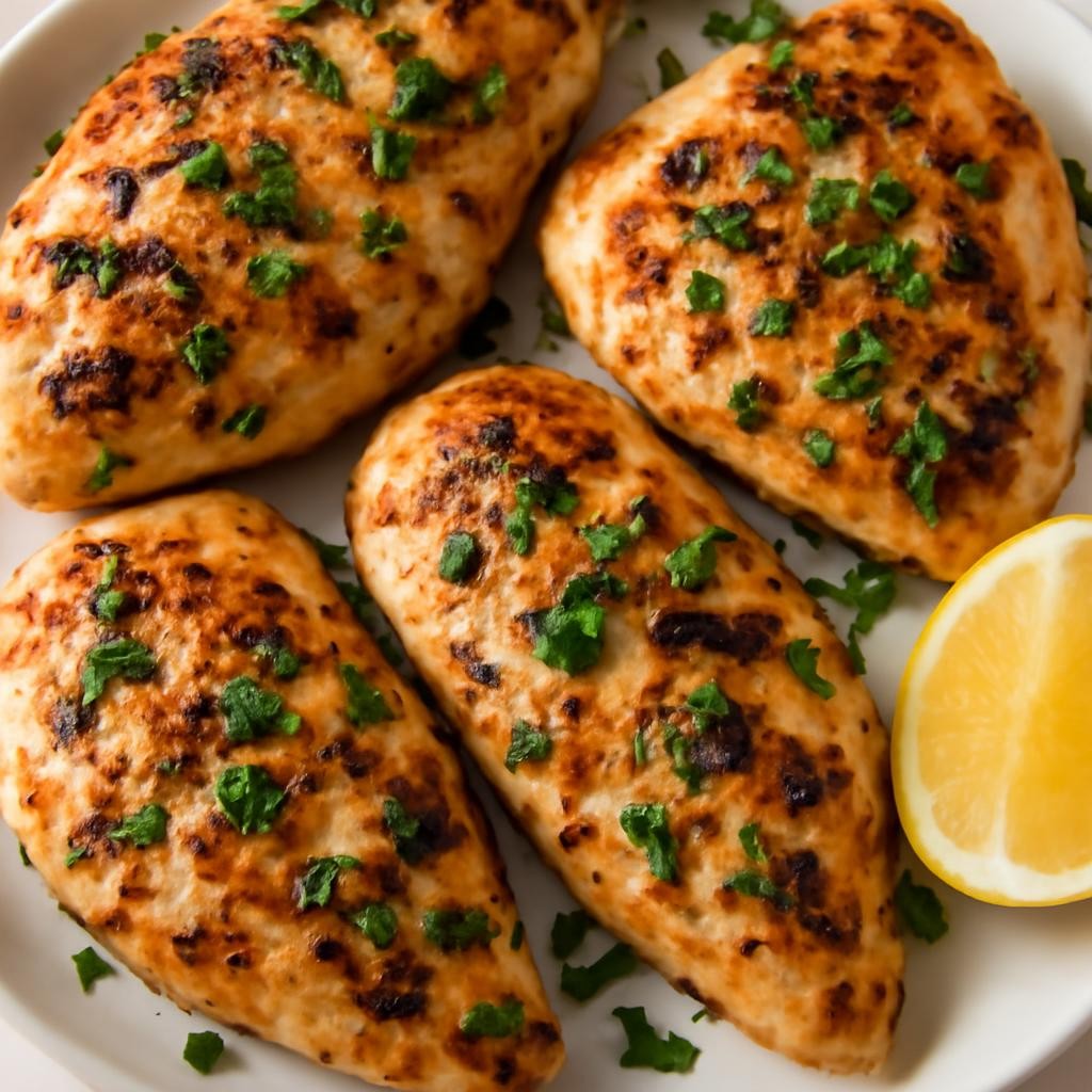 Greek Style Garlic Chicken Breasts