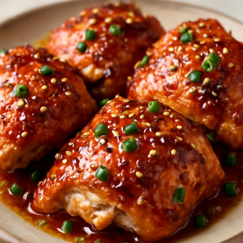 Honey Garlic Chicken Thighs