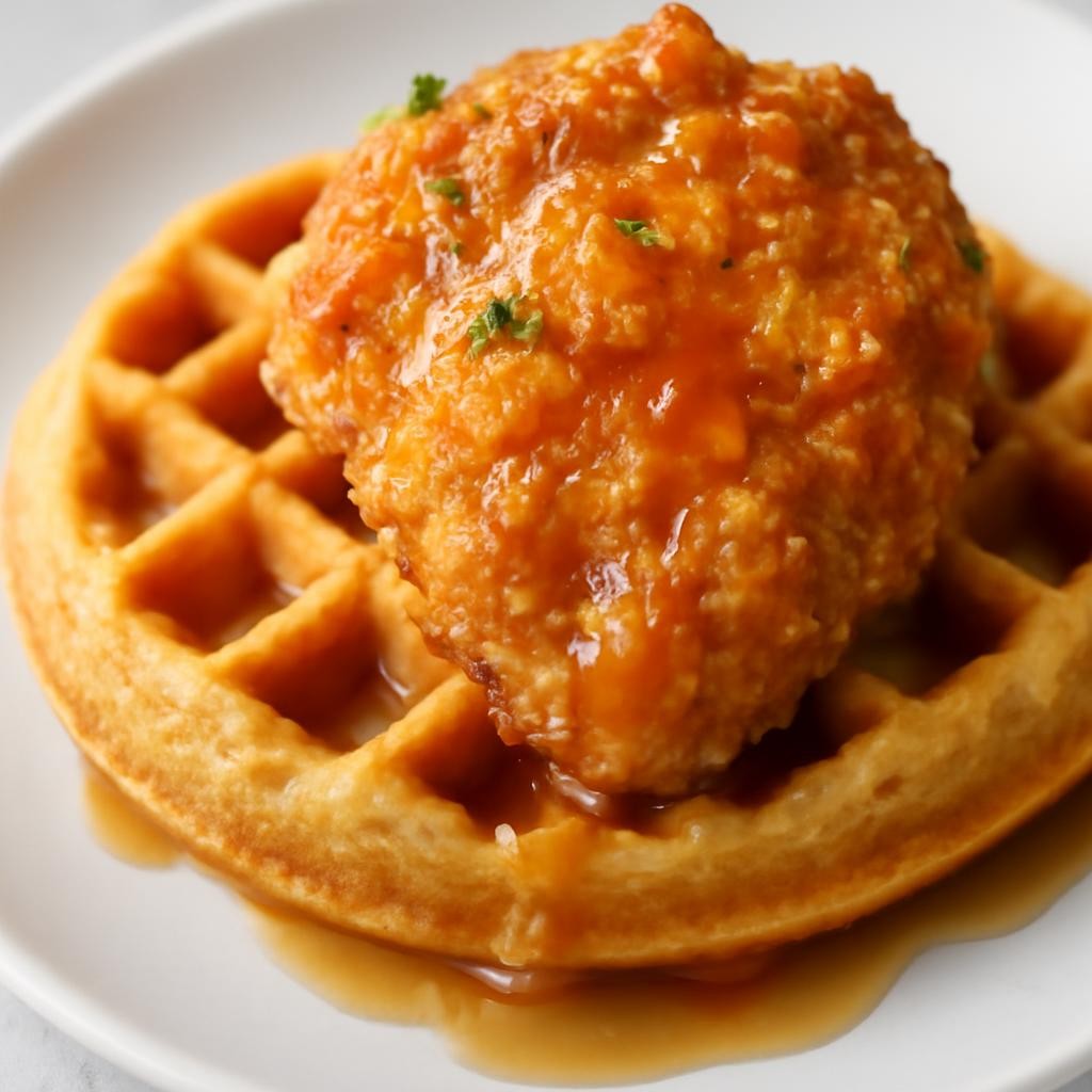 Keto Chicken and Waffles recipe