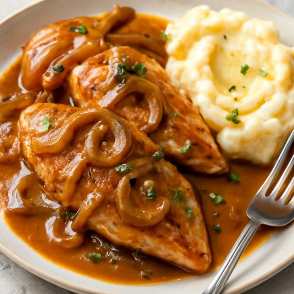 Smothered Chicken Breasts