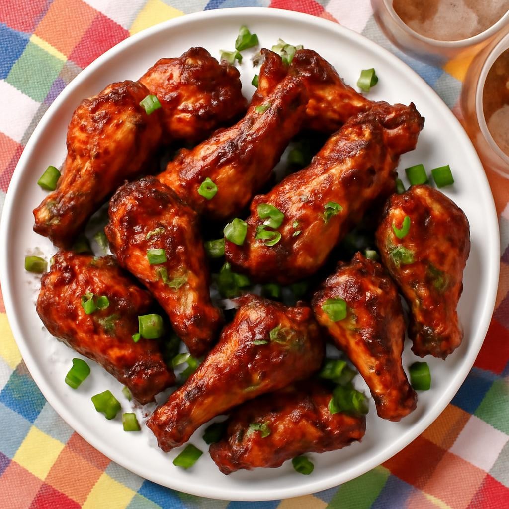 air fryer bbq chicken wings