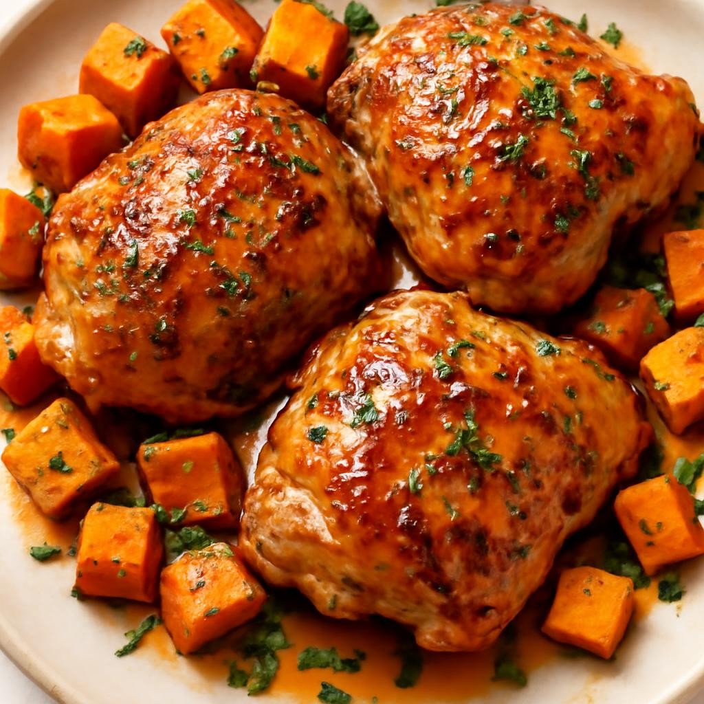 chicken thigh sweet potato recipe