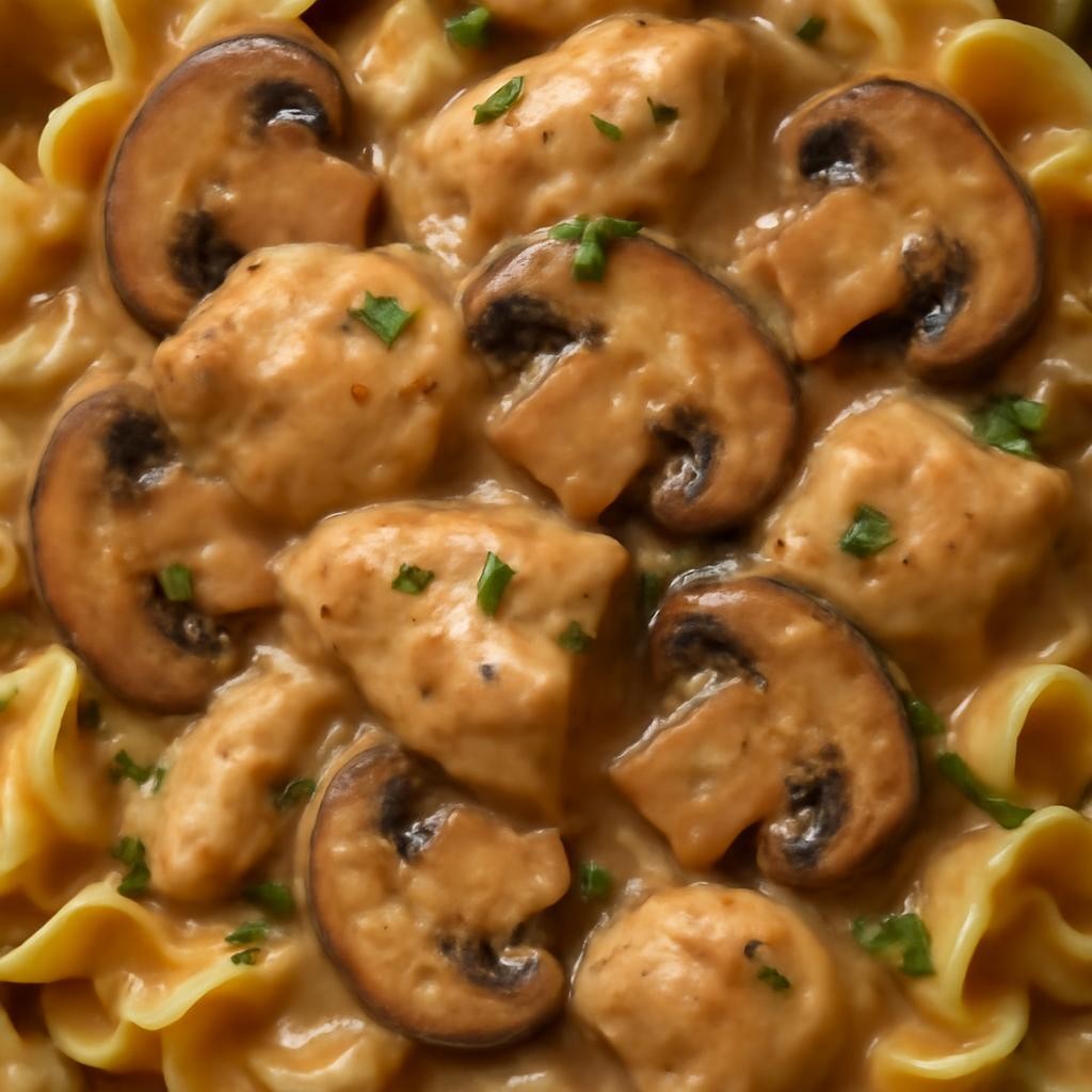 crockpot chicken stroganoff