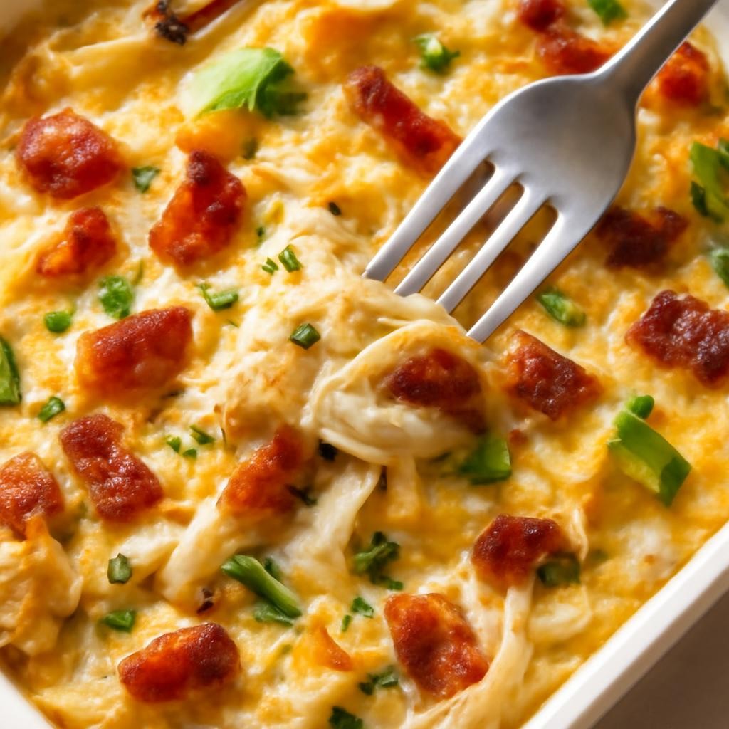 low carb chicken bacon ranch casserole recipe