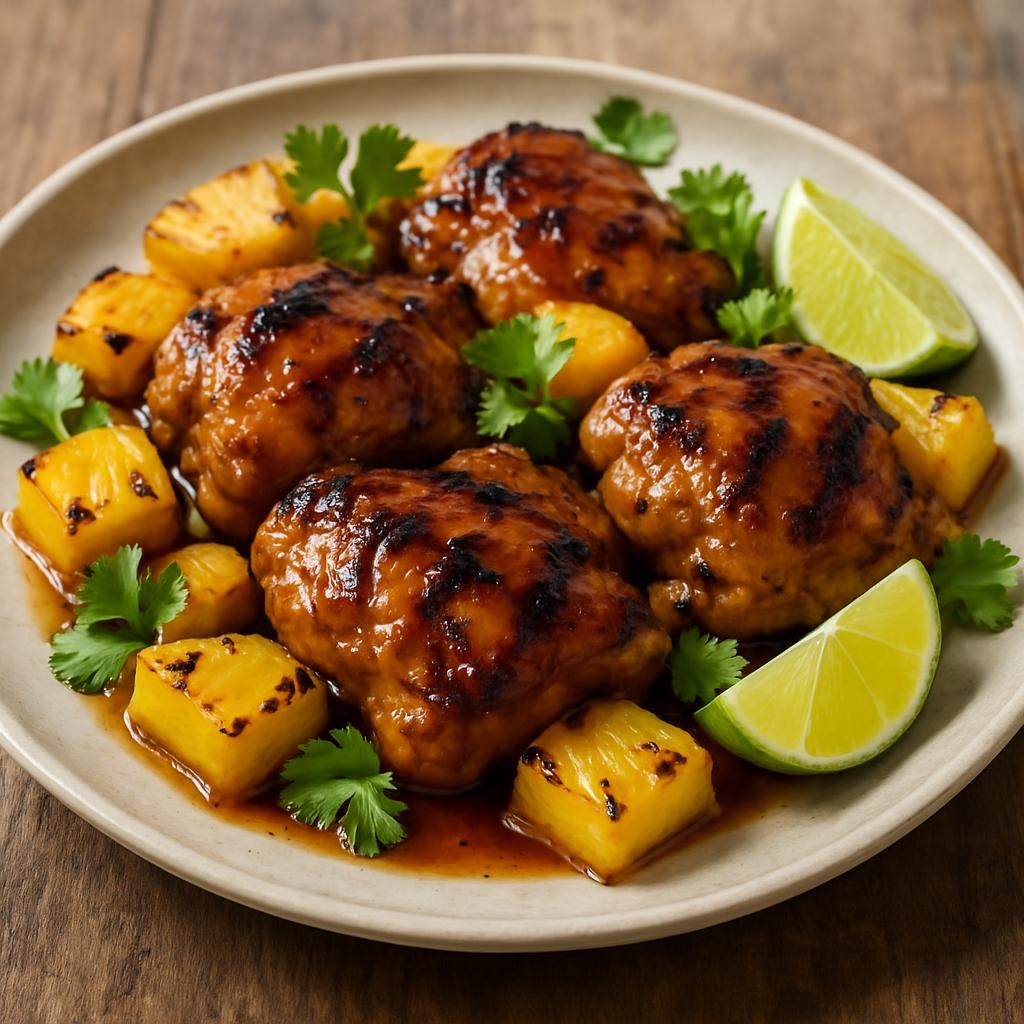 pineapple chicken thigh recipe