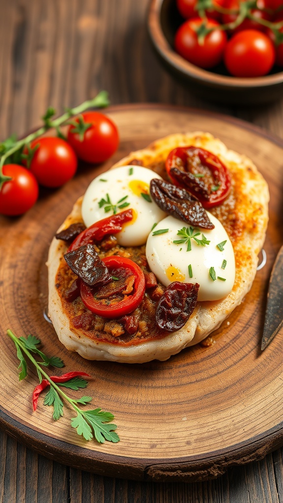 Stuffed chicken breast with sun-dried tomatoes and mozzarella