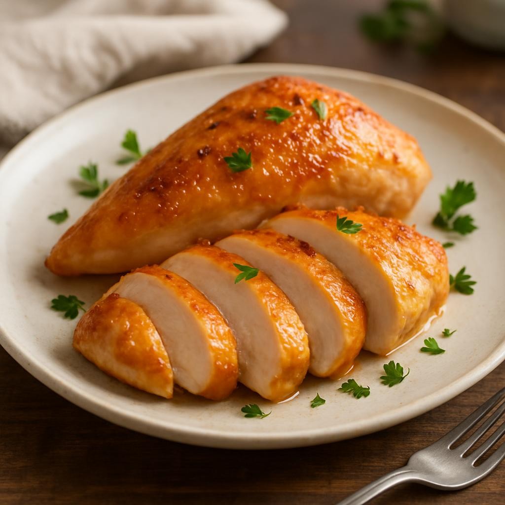 Brined and Baked Chicken Breasts