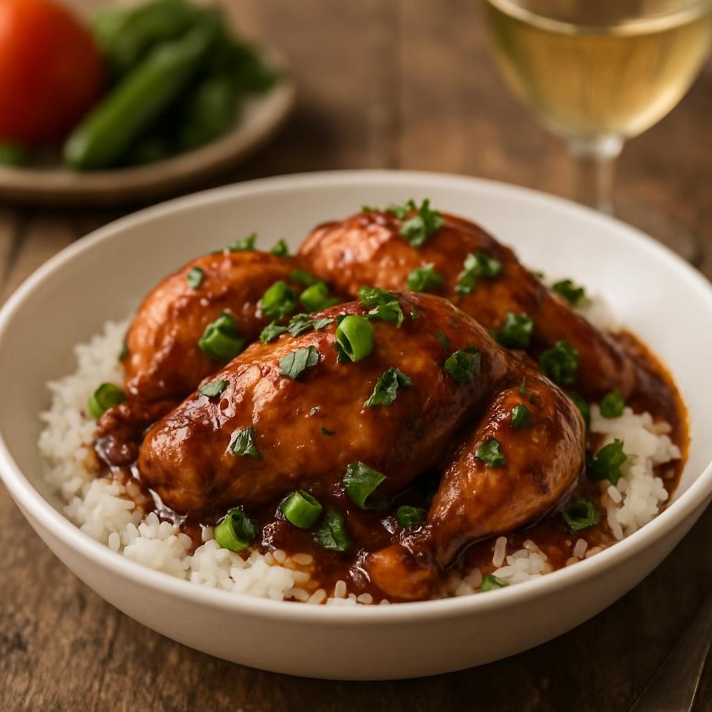 Crock Pot Adobo Chicken