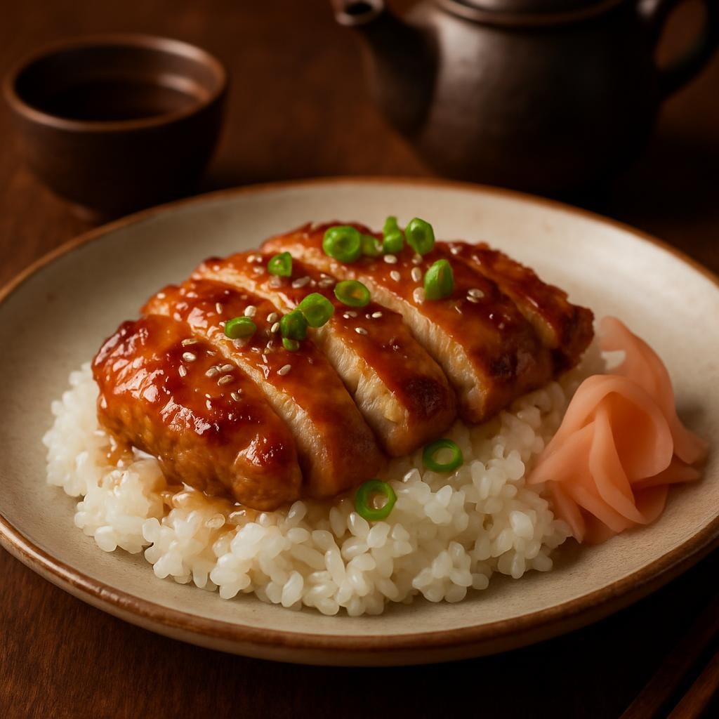 Japanese-Chicken-Thighs-with-Sushi-Rice
