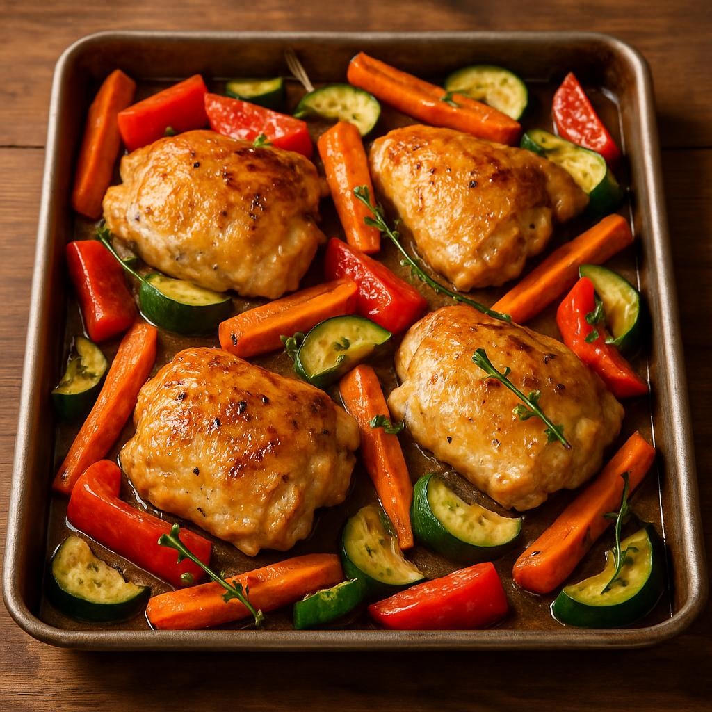 Sheet Pan Chicken Thighs