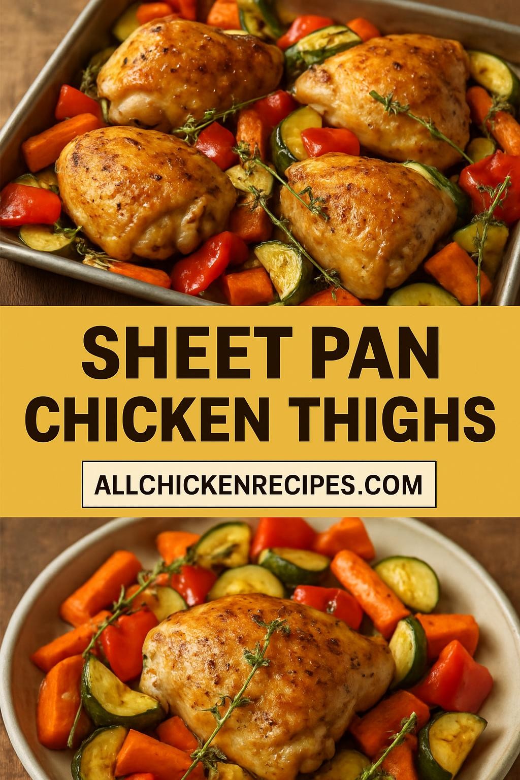 Sheet Pan Chicken Thighs