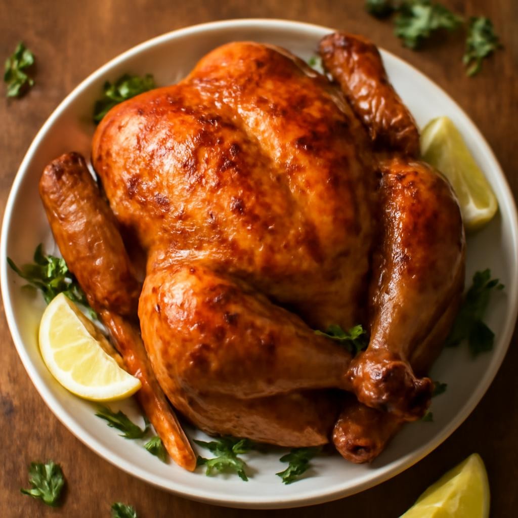 Air-fryer roast chicken